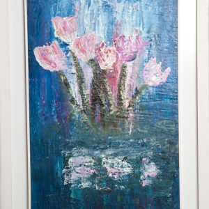 Tulips - Original Canvas Oil Painting