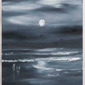 Night Falls - Original Canvas Oil Painting