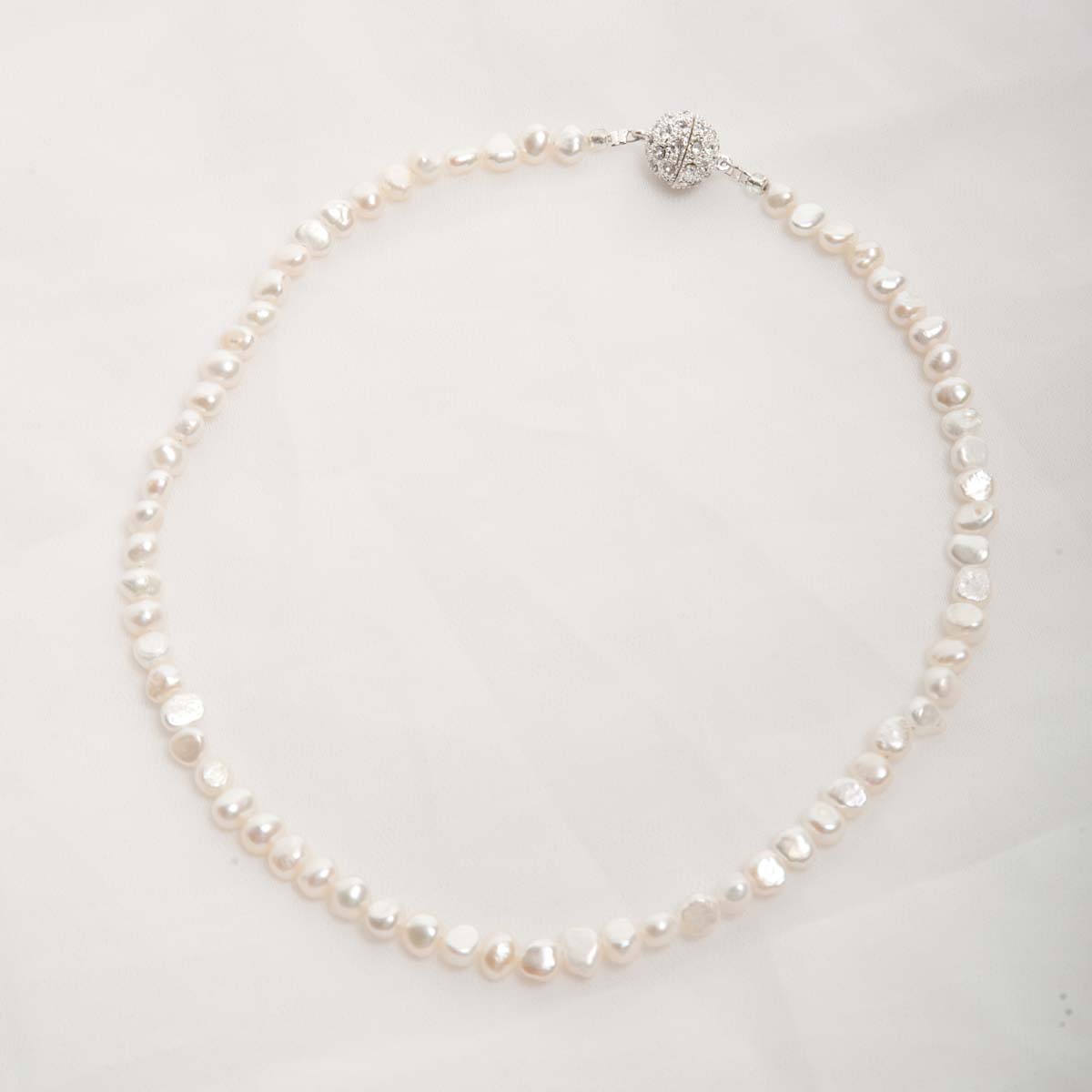 Single Strand Freshwater Pearl Necklace with a magnet clasp | Irish ...