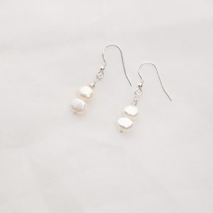 Pearl and Sterling Silver earrings
