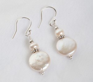 Culutered Pearl Earrings - bridal jewellery