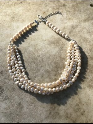 Four Stranded Pearl Necklace