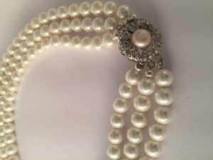 Glass pearl bracelet - Handmade in Ireland