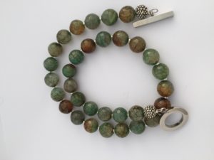Great Amanda Green Agate Necklace
