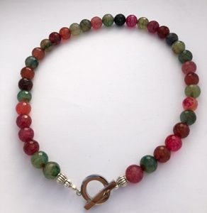 Pink and Green Agate