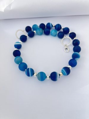 Agate Blue Hand made in Ireland