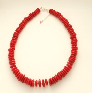 Coral and Sterling Silver
