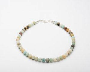 Mat Amazonite Necklace