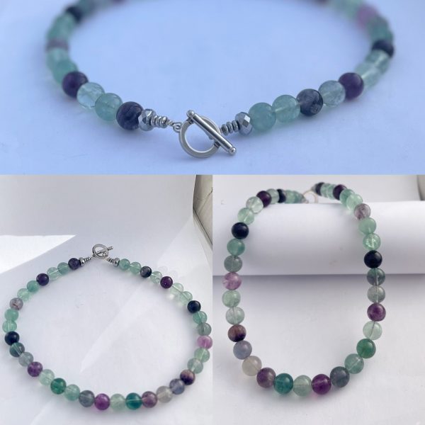 Fluorite Crystal Necklace