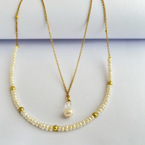 Layered Pearl Necklace