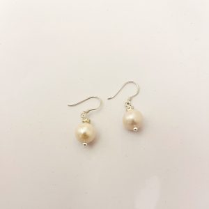 Real Pearl and Sterling Silver Small Hook