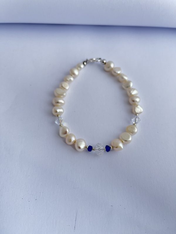 Real Pearls,Swarovski Crystal and Sterling Silver