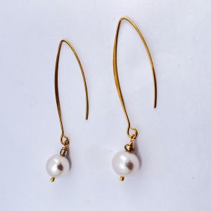 Cultured Real Pearl Earrings on Gold Filled earring Hooks