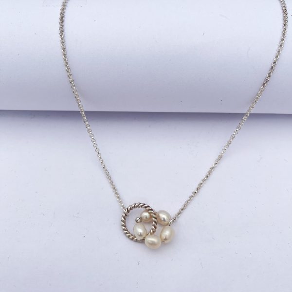 Pearl and Sterling Silver Chain