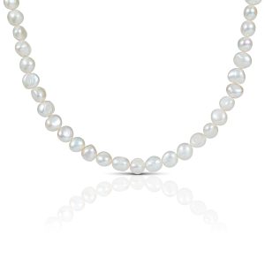 Single Strand Freshwater Pearl Necklace